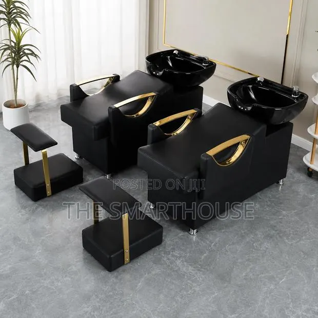 Executive Salon Shampoo Chair With Basin And Stool · Photo 2
