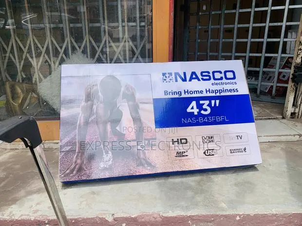 Limited Stock Nasco 43′′ LED Digital Satellite FHD Flat-Screen · Photo 1