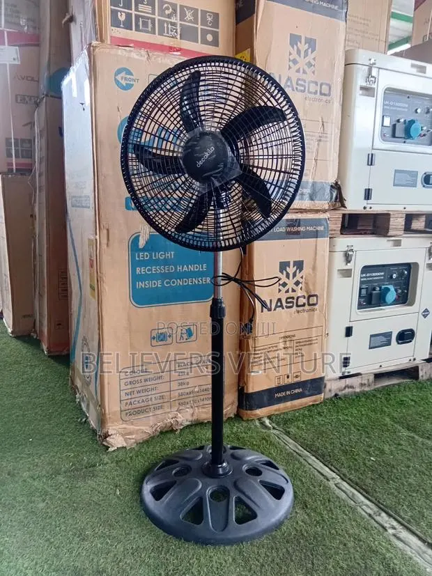 Decakila Electric Standing Fan – Powerful Breeze, Low · Photo 1