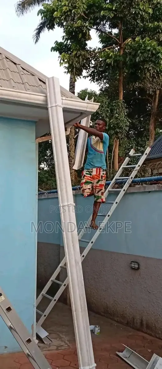Special PVC Rain Gutter and Installation · Photo 1