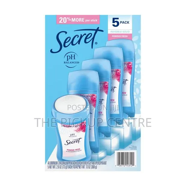 Secret Invisible Solid Antiperspirant and Deodorant - 5 Pack · Photo 1