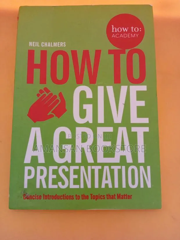 How to Give a Great Presentation · Photo 1