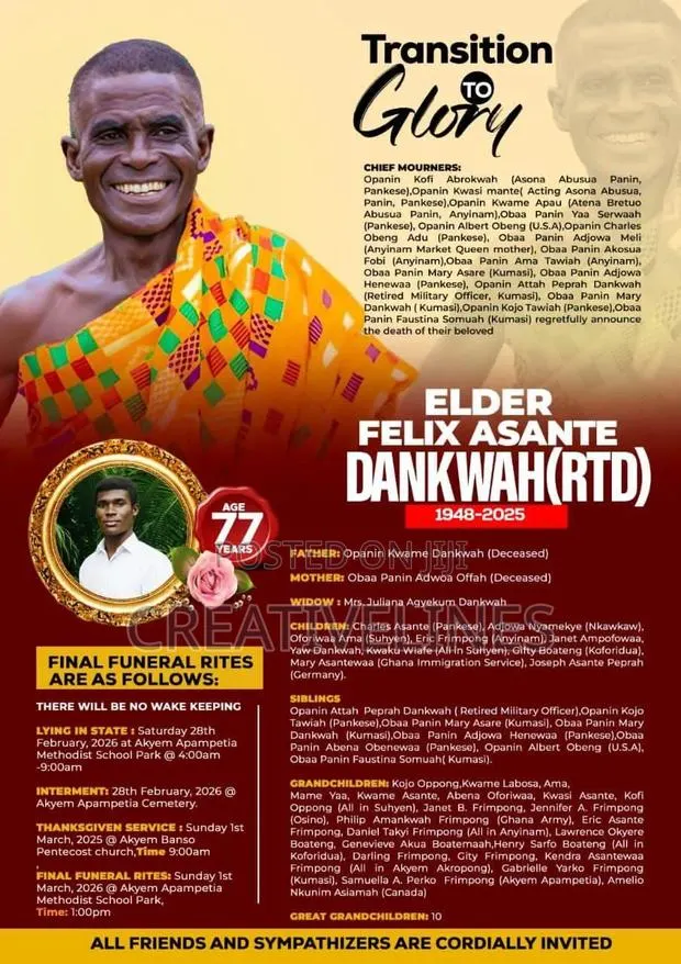 Funeral Poster Design · Photo 1