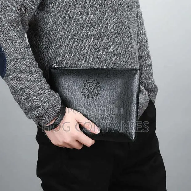 Men's Leather Pouch Sling Side Bag Wallet in Accra - Fast Delivery · Photo 1