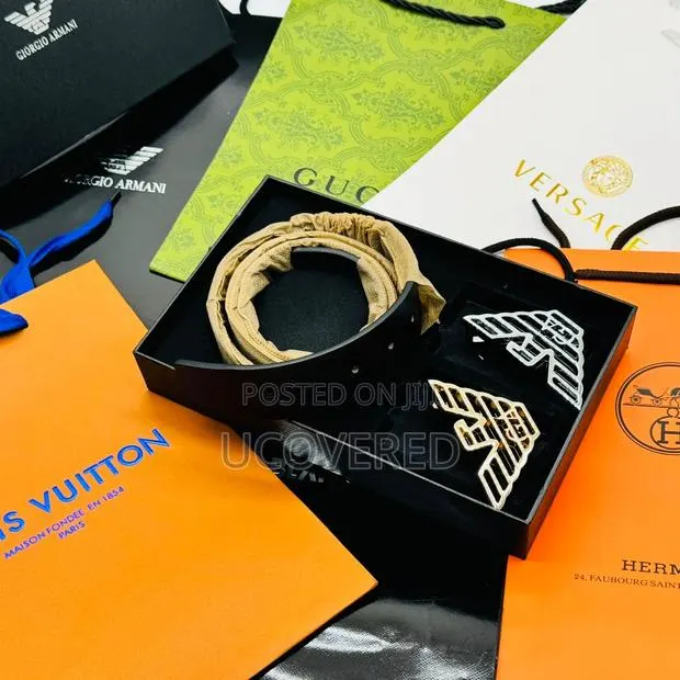 Luxury High Quality 2 in One Leather Belts · Photo 1