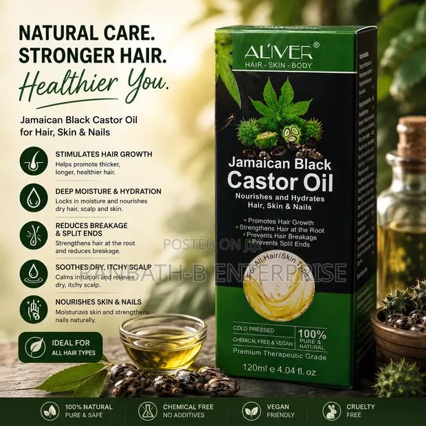AL’IVER Jamaican Black Castor Oil – Strengthen Nourish · Photo 1