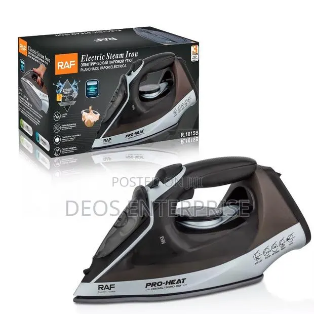 RAF Pro Heat Steam Iron 2200W Easy Smooth Finish · Photo 1