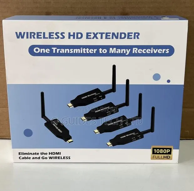 50m Hdmi Wireless Extender 1-Transmitter to 4-Receiver · Photo 1