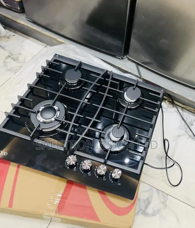 High Reliable Inbuilt Black Kenwood 4 Gas Hob Glass · Photo 1
