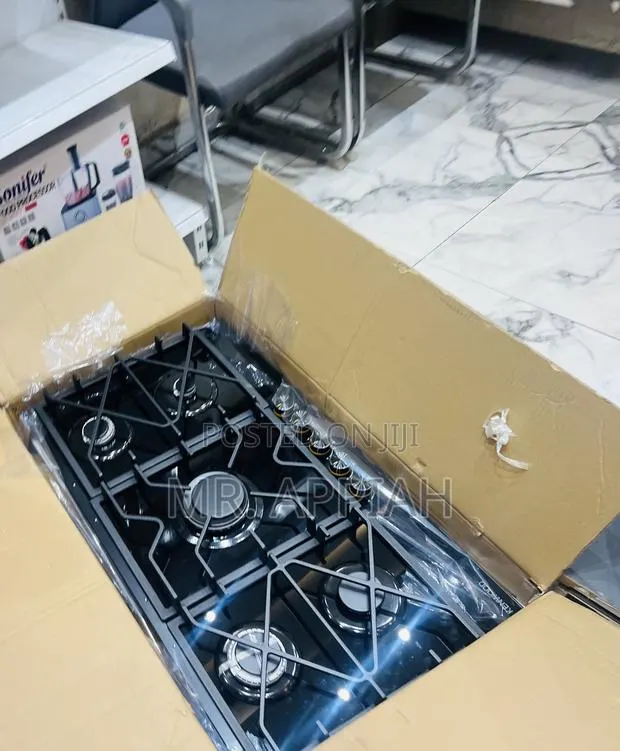 Chose Affordable Kenwood 90cm Inbuilt Glass 5 Gas Hob(Black) · Photo 1