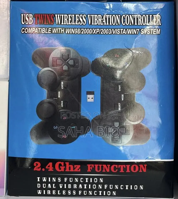 Brand New USB Twin Wireless Game Controller Pad · Photo 1