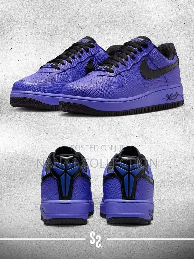 Nike Air Force 1 Low Protro Kobe Bryant X Fc Barcelona “Persian Violet · Photo 1