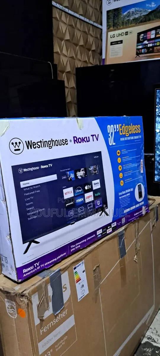 WESTINGHOUSE 32" Smart Roku TV Google TV Alexa Apple Airplay Netflix · Photo 1