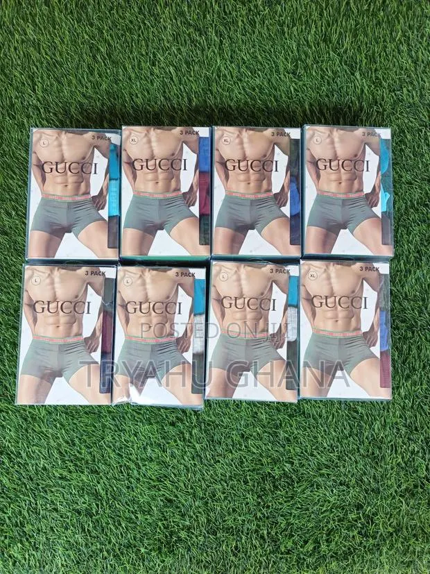 100% Cotton Zara, Gucci, Dior Boxers At Tryahu|Fast Delivery In Ghana · Photo 1
