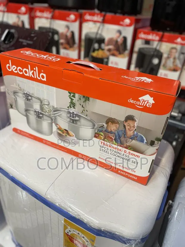 6pcs Stainless Steel Cookware Set · Photo 1