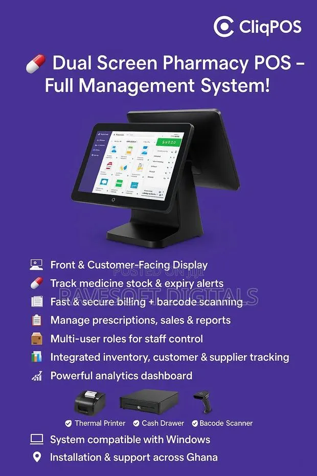 Dual Screen Pharmacy Pos – Full Management System! · Photo 1