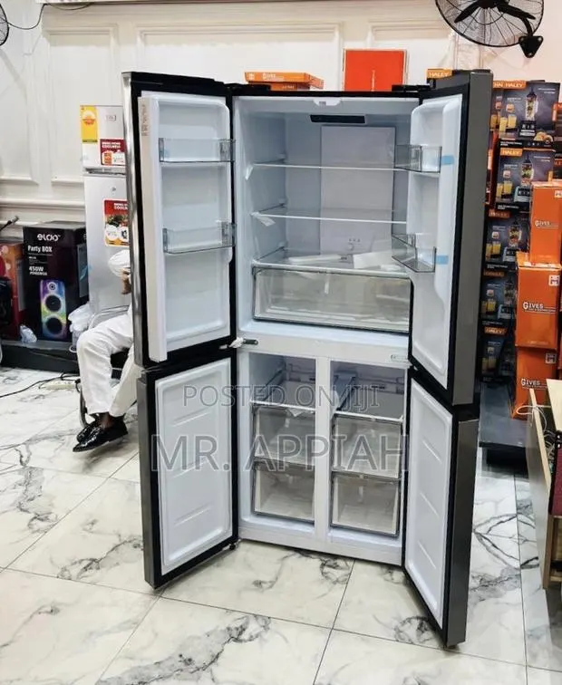 Sleek Nasco Nasf2-400 Side by Side Electric Refrigerator(Gray). · Photo 1