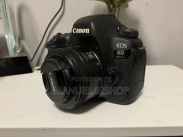 Slightly Used Canon 6D Mark 2 Body With 50mm Lense for Sale · Photo 1