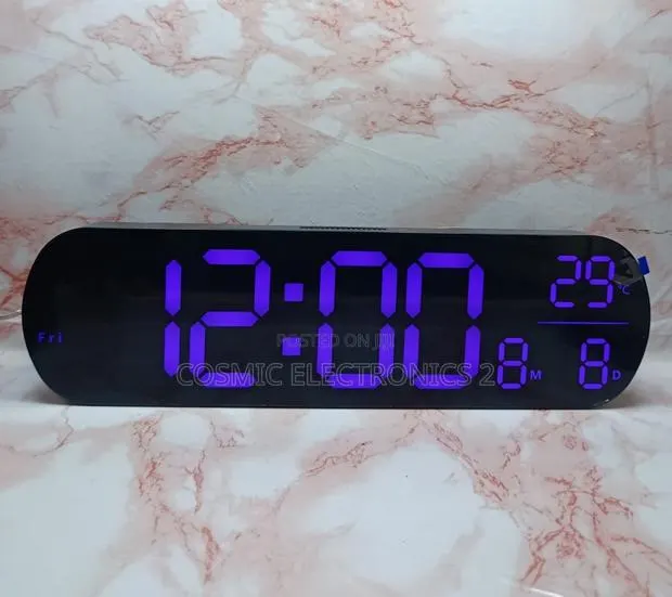 Premium 13-Inch RGB Ambient Light LED Wall Clock With Remote Control 6 · Photo 1