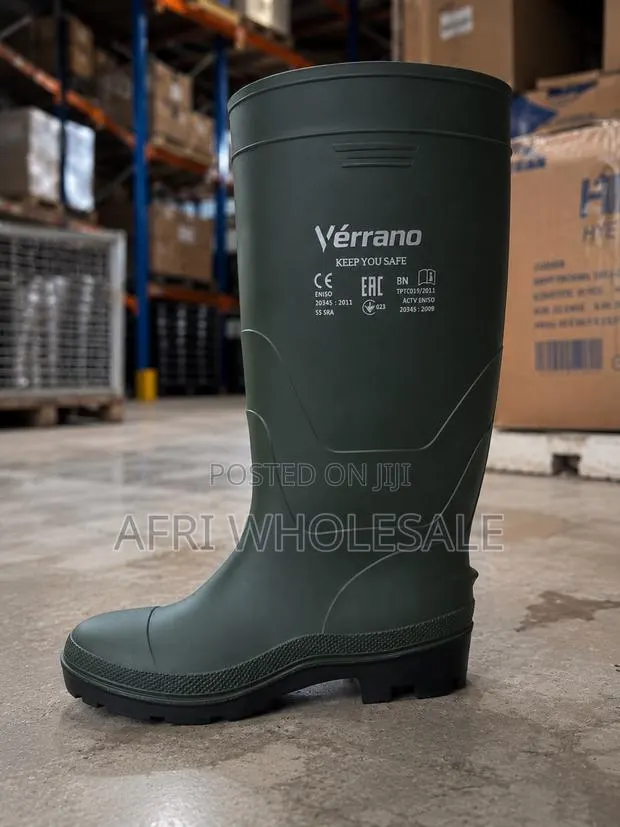 Very High Quality Safety Wellington Gum Boot Shoe GumBOOT RAINBOOT · Photo 1