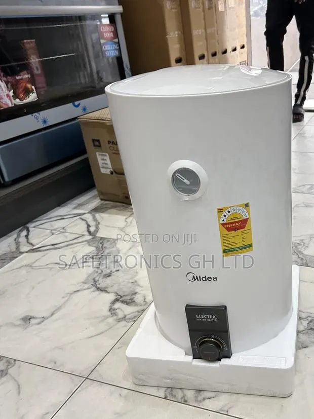 Ultra Sleek Midea 50L Horizontal Electric Water Heater 1500W D50-15a6 · Photo 1