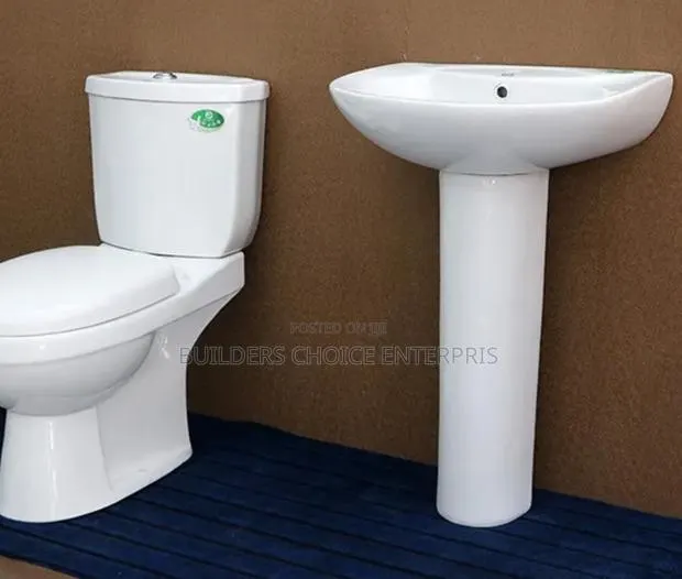 WC With Wash Basin With Pedestal (Dual Flush 456) · Photo 1