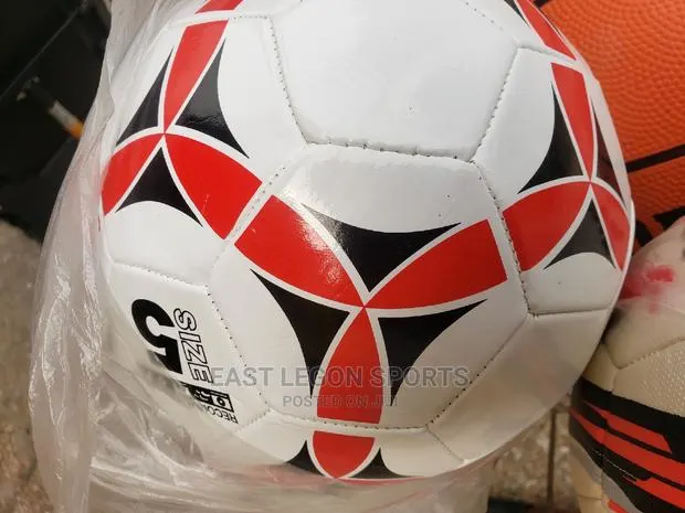 Football Leather Size 5 White Soccer · Photo 1