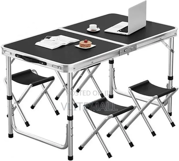Foldable Table With 4 Chairs · Photo 1