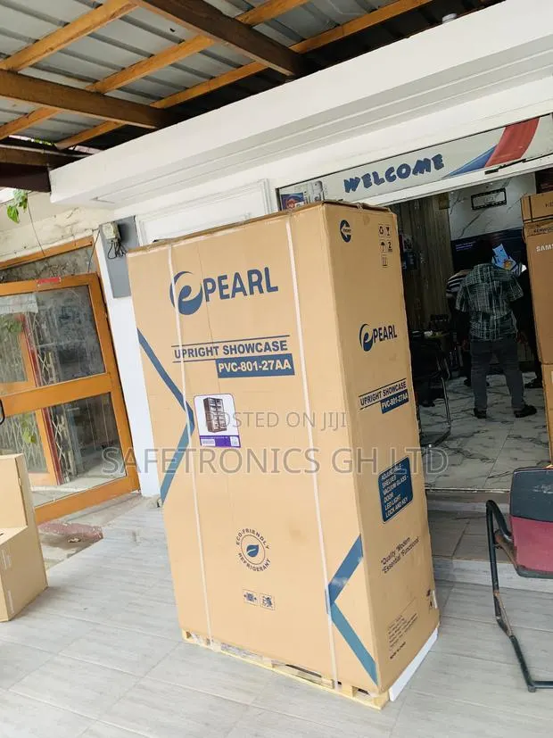 Lastest Pearl 690-Liter Double-Door PVC-801-27AA Glass Display Fridge · Photo 1
