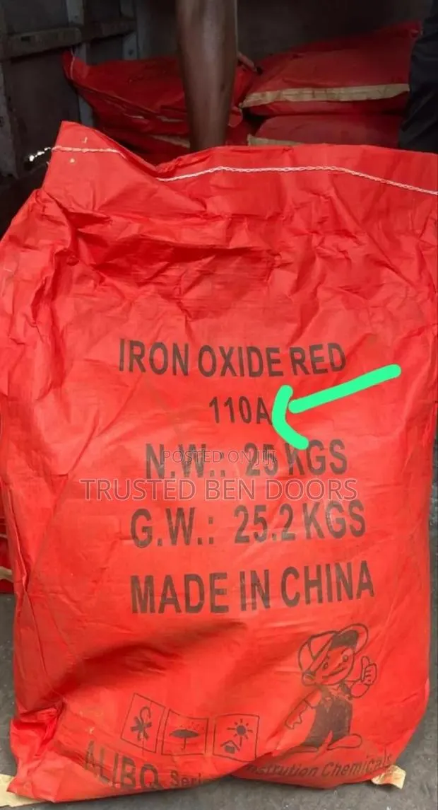 Red Pigment Iron Oxide 25kg for Construction · Photo 1