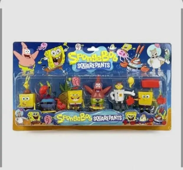 Sponge Bob Square Pant Action Figures Set for Kids · Photo 3