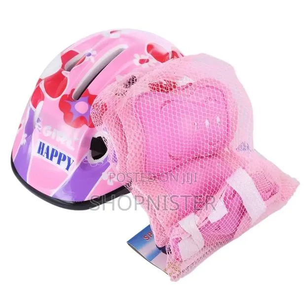 7pcs Bicycle Helmet Protect Gear Set for 5-13 Year-Old Girls · Photo 4