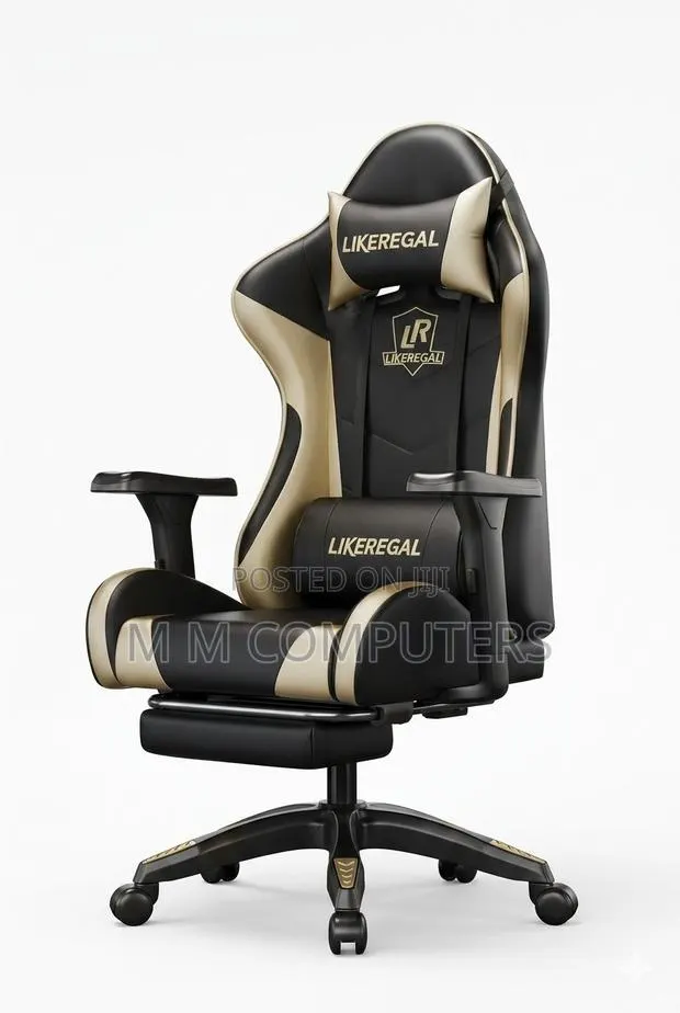 LIKEREGAL G37 Gaming Chair+ Massage+ Foot Rest