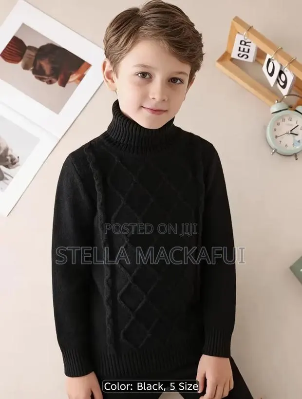 Turtleneck Long Sleeve Shirts for Children 1-4yrs · Photo 1
