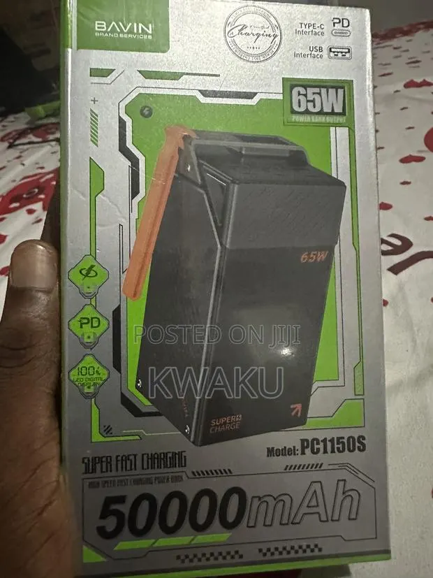 Bavin Powerbank 50000mAh, 65W · Photo 1