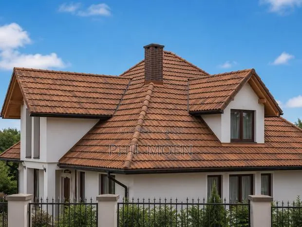 215 Pieces, Stone Coated Roofing Tiles (+Free Ridge Cups) · Photo 1