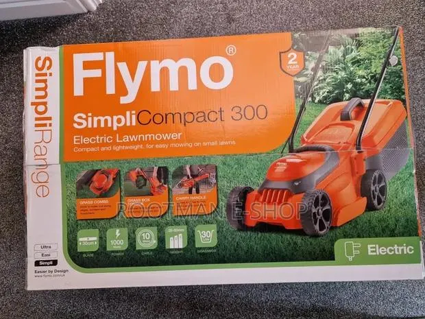 Flymo Simplicompact 300 Wheeled Electric Lawnmower · Photo 1