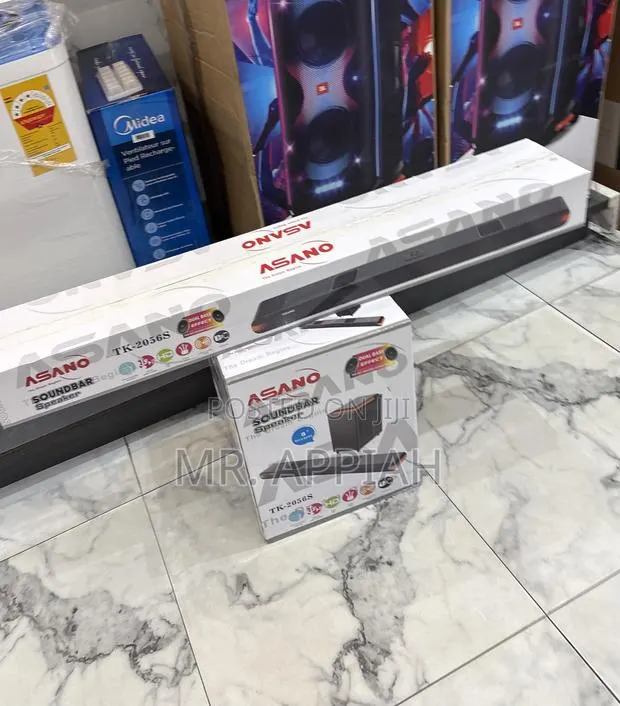 Authentic Asano Tk 2056 Wireless Bluetooth Sound Bar(Black)+ Remote · Photo 1
