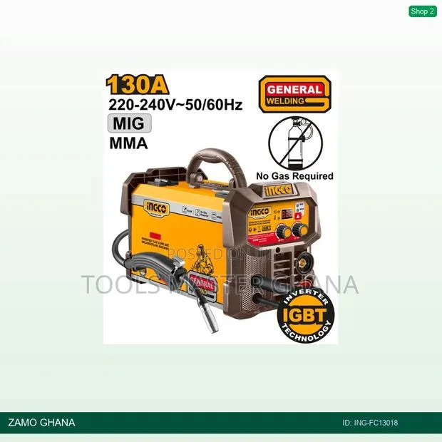 Inverter Flux Cord Arc Welding(Fcaw) - Ing-Fc13018 · Photo 1