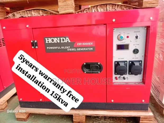 Crystal Beacon Honda Generator 15kva 16500watts 15kva · Photo 1