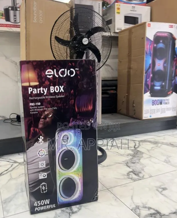 Purchase Affordable Eldo Pb2-150 Double 8" Speaker(450w)Rechargeable · Photo 1