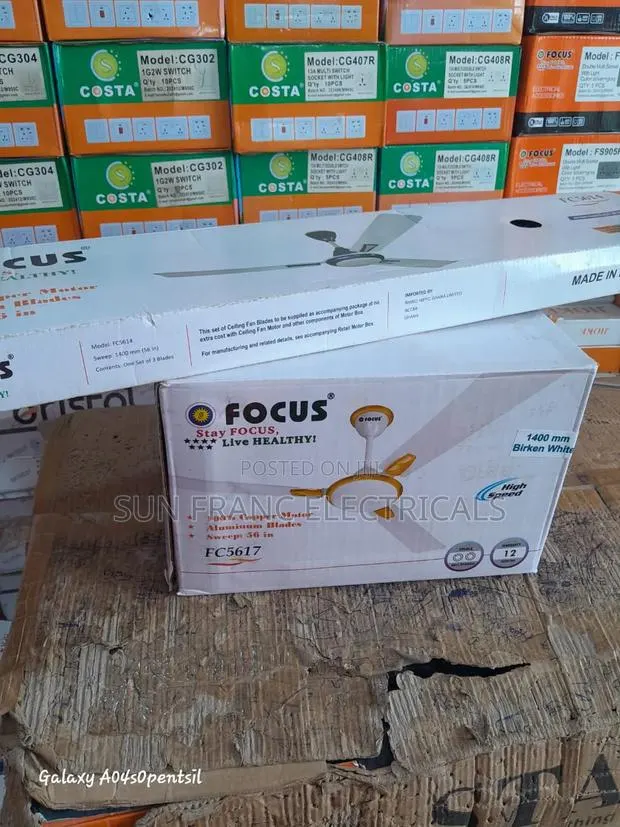 Focus India Ceiling Fan Long · Photo 1