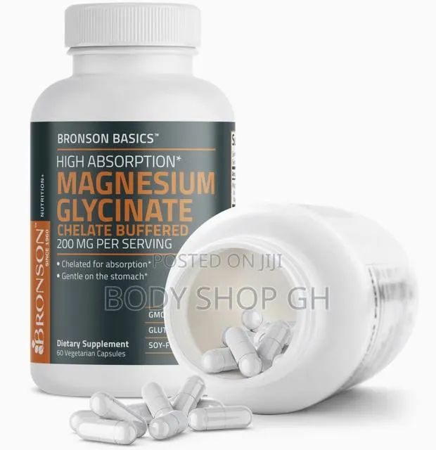 Magnesium Glycinate 200mg High Absorption - Gentle on the Stomach · Photo 1