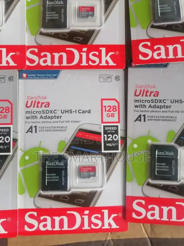 Sandisk Ultra 128gb Microsdxc Memory Card With Adapter · Photo 1