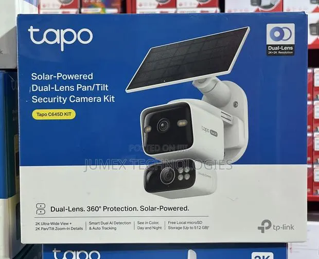TAPO C645D KIT Solar-Powered Dual-Lens PT Security WIFI Camera Kit · Photo 1