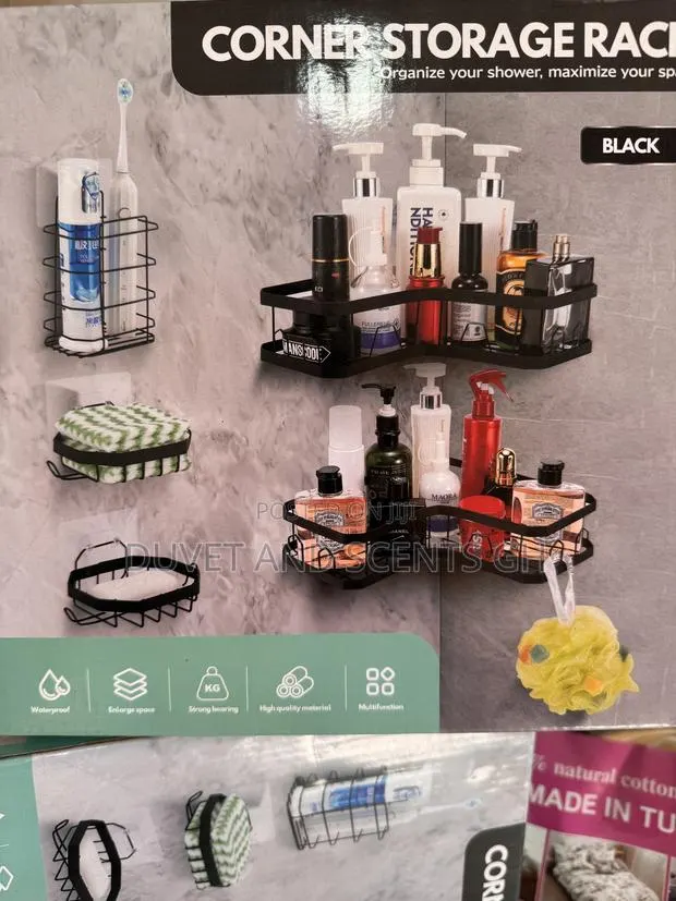 Bathroom Corner Storage Rack · Photo 3