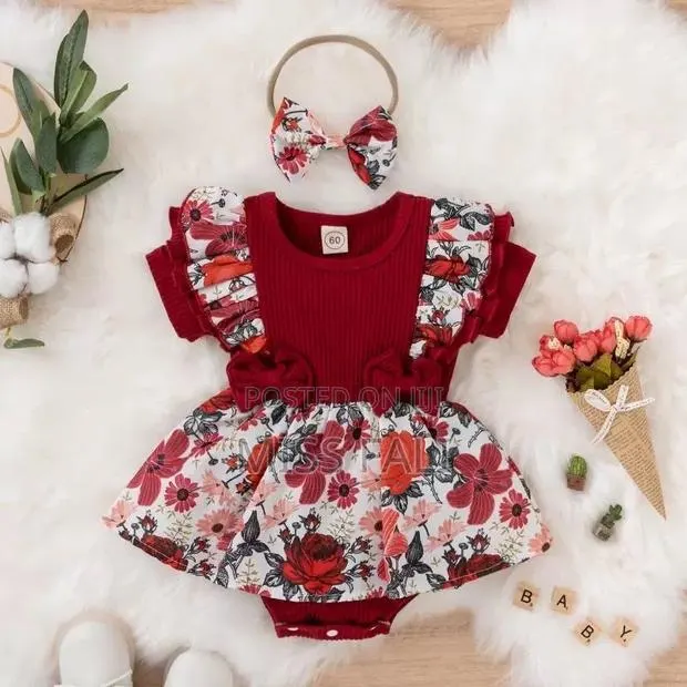 Ruby Bloom Princess Romper Dress. 12-18m · Photo 1