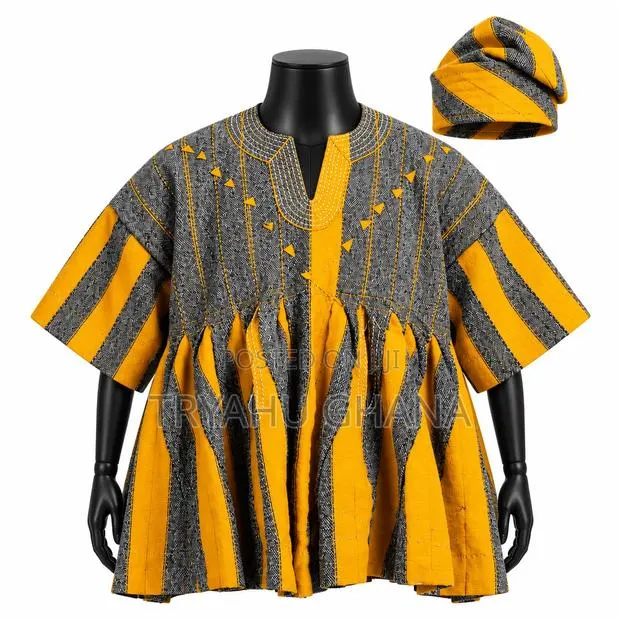 Authentic Tamale-Sourced Smock — TRYAHU Ghana · Photo 1