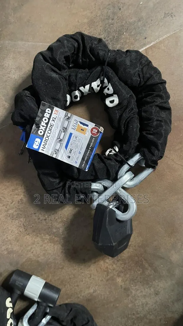 Oxford Hardcore Xl 13mm Motorcycle Chain With Padlock 1.5m · Photo 1