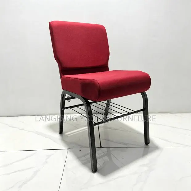 , Ready Stock!Durable Church Chair, Comfort Padded Seat Back · Photo 1